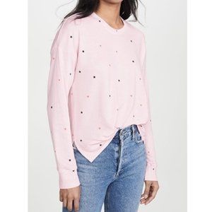 SUNDRY Hearts and Stars Sweatshirt Size M